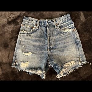Agolde Dee high waisted shorts size 25